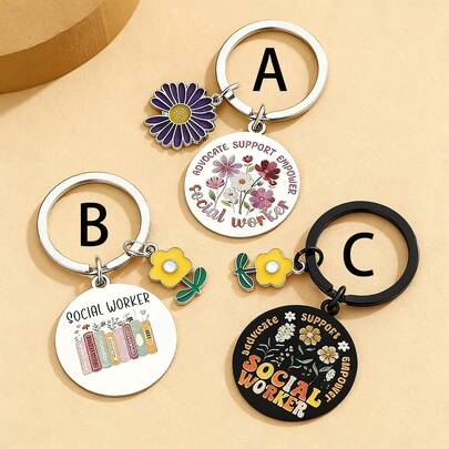 Geschenk für Sozialarbeiter, Dankeschön-Geschenk für Frauen, Dankeschön-Geschenk für Büropersonal, Abschlussgeschenk für Schulsozialarbeiter, Wichtelgeschenk, Stellvertretender Schulleiter, Dankeschön-Geschenk, Gemeindeberater, Kollege, Schlüsselanhänger