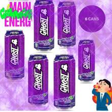 GHOST® ENERGY Zero Sugar Drink – Welch's Grape Flavor, 200mg Natural Caffeine, 16 Fl Oz (Pack Of 6) - Fruity - View 1