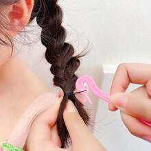 1pc Elastic Hair Tie Remover Tool, Disposable Rubber Band Disassembler, Hair Tie Removal Tool, Styling Accessory To Prevent Hair Pulling And Scalp Damage - Multicolor - View 5