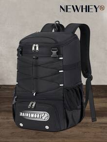 NEWHEY Baseball Bag For Youth & Adult Lightweight Softball Bat Bag With Shoe Compartment, External Helmet Holder And Fence Hook Waterproof Baseball Backpack Hold T-Ball, Bat And Softball Equipment - Black - View 9