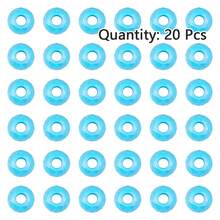 20 hạt acrylic hình bánh xe có nhiều mặt cắt, dùng để làm trang sức DIY, đồ thủ công mỹ nghệ. - tự làm lấy - Xem 15