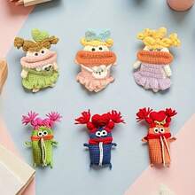 キュートで愛らしいソーセージの唇の形をしたキーポーチ。引き出し式の車のキープロテクター、楽しい車のキーカバー。精巧な手織りのオーナメントで、クリスマス、誕生日プレゼント、結婚式、卒業式、ホリデーギフトに最適です。 - マルチカラー - チェックする 2