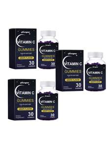 Googeer Grape Flavor Vitamin C Gummies 30 Count Dietary Supplement For Quiet Night Immune Health Chewable Gummy Vitamins For Adults Natural Grape Flavor Sleep Support Daily Wellness Supplement - - - View 9