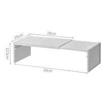Organizador de armario de cocina, estante retráctil para botellas de condimentos, estante para especias, estante para platos, estante de almacenamiento de accesorios de cocina XO3E - Negro - Ver 9
