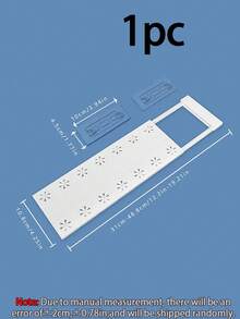 1pc Expandable Closet Organizer Shelf, & Durable Adjustable Rack, No Drilling Required, Suitable For Cabinet, Wardrobe, Vanity, Bathroom, Shoe Rack, Bookshelf To Organize Clothes, Pillows, Shoes, Towels, Kitchen Supplies, Toiletries, Books, Home Decor, Space Saving, Mother's Day, Household Gift - Multicolor - View 13