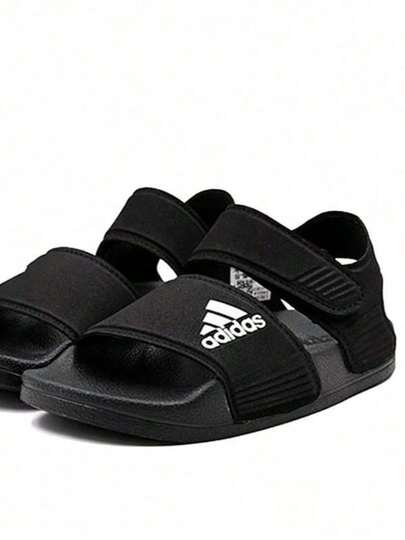  Adidas Hook And Loop Casual Sandals, Lightweight Soft Upper, Easy Slip-On Sports Beach Shoes
