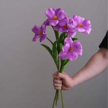1 bông hoa tulip nhân tạo, thích hợp để trang trí tiệc cưới, trang trí bánh kem, trang trí bàn phòng khách, cây giả, trang trí mùa thu, trang trí phòng, bàn, sân vườn, phụ kiện trang trí phòng. - Nhiều màu - Xem 9