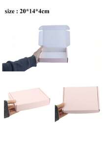 1pc Macaron Color Gift Box, Rectangular Or Square Shape, Suitable For Holiday Gifts, Birthday Gifts, Packaging/Shipping/Apparel Packaging, Storage Box - Multicolor - View 19
