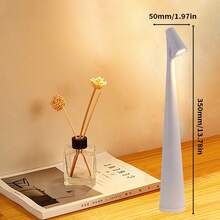 1PC Modern Minimalist Design Tall Table Lamp, Reading & Study Night Light, Touch Switch, Wireless Rechargeable LED Elegant Desk Lamp, 3-Level Dimmable Modes, Weighted Base With Non-Slip Pad, Suitable For Bedroom, Study, Living Room Decoration And Lighting - Multicolor - View 21