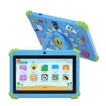兒童電子學習平板電腦 / 4GB RAM + 64GB ROM / 7 吋平板 / 4 核心 1.3GHz / Android 13 / 1280x800 HD 解析度 IPS 螢幕 / 2MP+5MP 相機 / 4000mAh 大容量電池 / 支援 WiFi 家長控制教育遊戲 / ABS 塑料 + 矽膠材質教育平板（包含：包裝盒 / 數據線 / 使用說明書 / OTG / SIM 卡針） - 彩色 - 查看 11