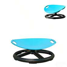 Sensory Rotating Chair With Grip Design, Non-Slip Metal Base, Improves Balance And Coordination, Specially Designed For Training And Rehabilitation, Indoor/Outdoor Use, Essential For Autism - Baby Blue - View 5