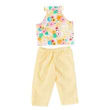 16-18英寸儿童娃娃服装套装，夏季沙滩风翻领上衣，时尚长裤，蒲公英元素，娃娃服装，适合3岁以上儿童，节日和生日礼物（不含娃娃和鞋子） - 彩色 - 查看 12