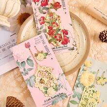 Marcapáginas metálicos surtidos - Elegantes marcapáginas florales calados para lectura - Estilo 1 - Ver 4