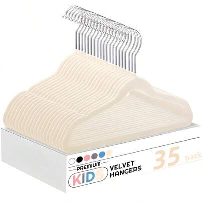 1 pieza Percha de terciopelo premium, percha delgada con revestimiento de fieltro antideslizante, percha de ropa resistente, percha para abrigos y trajes de alta resistencia, percha duradera para trajes para uso en el armario, suministros ideales para el armario