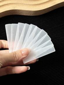 50 Tấm trưng bày móng tay giả acrylic dán sẵn, có nam châm hút, có thể tái sử dụng, dùng trong salon làm móng. - Trong sáng - Xem 6