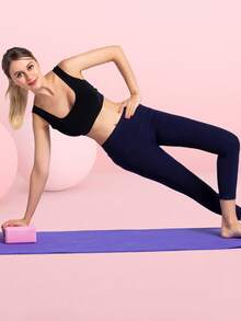 Yoga Blocks, Fitness Blocks, Exercise Fitness Bricks, Non-Slip For Pilates Stretching Inversion, Flexibility And Balance, Lightweight Non-Slip Surface Suitable For Yoga, Pilates And Meditation - Multicolor - View 3