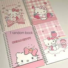 SANRIO 三丽鸥系列畅销产品——三丽鸥螺旋笔记本，适合办公、学习和日常使用，也是一份完美的礼物。 - 多色 - 查看 5