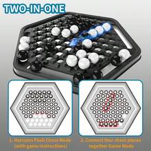 1个大力神推棋，二合一五子棋和井字棋游戏，益智策略，培养逻辑思维，互动桌面游戏，适合派对、生日、节日礼物 - 1件 - 查看 7