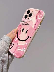 表情奶油笑脸彩绘手机壳，适用于 14、14 Pro、14 Pro Max，夏季款；也适用于 13、13 Pro、13 Pro Max（卡通款）、11、11 Pro Max（彩绘款）、12、12 Pro、12 Pro Max，防震；还适用于 XR（卡通款）、7/8/GES2，手机壳；以及 XS、15、15 Pro、15 Pro Max、16、16 Pro、16 Pro Max，高级款手机壳，国际版，非国内版。 - 彩色 - 查看 4