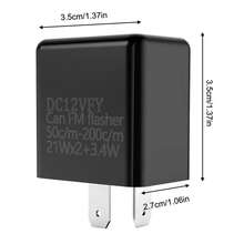 Relé intermitente LED para motocicleta de 2 pines, frecuencia ajustable de señal de, relé intermitente para accesorios de motocicleta DJSQ - A - Ver 3