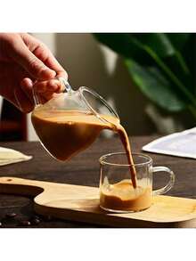 1 bình sữa mini bằng thủy tinh trong suốt tiện dụng với vòi nghiêng, chất liệu thủy tinh cao cấp chịu nhiệt, an toàn khi sử dụng trong lò vi sóng, có thể tái sử dụng, dùng đựng nước sốt, mật ong, siro, cà phê. Dễ dàng vệ sinh. Đồ dùng nhà bếp, nhà hàng, quà tặng mùa tựu trường, năm mới, Ngày lễ tình nhân, Ngày của Mẹ, Ngày của Cha, quà tốt nghiệp. - Nhiều màu - Xem 8