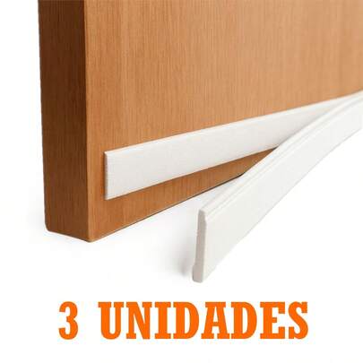 Kit 3 Protetor Veda Porta Contra Insetos Rodo De 80cm