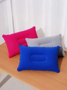 2pcs Inflatable Pillow, Ultra-Lightweight Camping And Travel Pillow, Ideal For Hiking, Backpacking, The Office And Relaxation - Small Square Pillow - View 5
