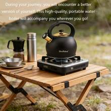 Haus Roland Hausroland 3升不锈钢底鸣笛水壶，适用于燃气灶和电磁炉。 - 查看 10