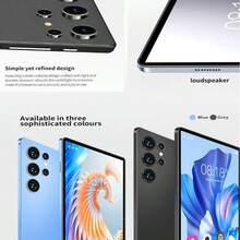 Qetupa Tablet PC Android 15 Z50 10,1 inci, RAM 3GB + ROM 64GB, Prosesor MTK 6755 Octa-Core 1,8GHz, Layar Sentuh IPS HD (1280x800), Kamera Depan 5MP dan Kamera Belakang 13MP, Baterai Besar 6000mAh, Tanpa Slot Kartu SIM, Mendukung Membaca dan Bermain Game. Desain Ringan dan Tahan Lama dengan Kaca yang Diperkuat, Nikmati Hiburan Kapan Saja Di Mana Saja (Adaptor Tidak Termasuk) - Biru - View 4