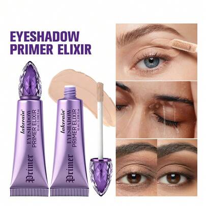 Lakerain Imprimación de Sombra de Ojos, Base de Maquillaje de Ojos de Larga Duración, Fácil de Aplicar Sombra de Ojos