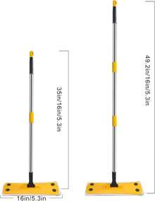 Qimedo MOP Z1,Flat Mops For Floor Cleaning With Long Handle, Home Floor Cleaning Tool Mop For Wood_Tile_Laminate_Marble - White - View 2