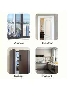 1pc Window Cabinet Refrigerator Chain Lock, Window Chain Lock Sliding Door Limiter, High-Rise Anti Fall Protection Lock Buckle, Child Safety Lock, Upgraded Window Lock, Anti-Theft And Anti Pry, Preventing Children From Opening Windows, Safety Lock Card No Need To Drill Holes, Home Decoration, Holiday Parties, Baby Protective Equipment, Women's Gifts - Multiple Styles - View 9