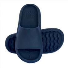 Children's Cloud Slide Sandal, Unisex, Flexible, Non-Slip, Soft, Lightweight - màu đen - Xem 3