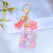 Colorful Flower Pendant Keychain, Suitable For Bag Decoration, Great Gift For Girlfriend - Baby Pink - View 21
