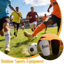 1双足球护腿板，加厚底层，紧贴小腿，穿着舒适 - 彩色 - 查看 6