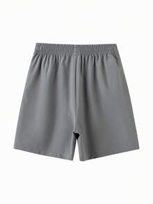 Balabala Children's Summer Lightweight Sports Shorts, Elastic Waistband, Breathable Fabric, Suitable For Boys And Girls Activities And Play - Cold Gray - View 5