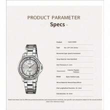 Casio 卡西欧 LTP-1391 女士奢华腕表，水晶表圈，不锈钢表带，石英机芯 - 均碼 - 查看 6