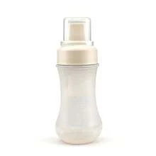 Bottiglia a pressione multi-foro, bottiglia per salse, contenitore per condimenti per insalata, bottiglia per ketchup, dispenser per sciroppo, adatto per ketchup, condimenti per insalata, salsa BBQ, olio, sciroppo - Bianco - Visualizzare 8