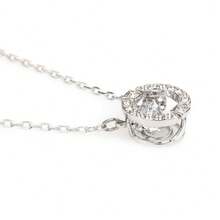 Vòng cổ nữ Swarovski Una hình tròn 5286137 - Trắng 5286137 - Xem 3