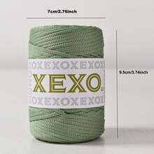 3.0mm Polyester Braided Craft Cord 90m Roll, Heavy Duty Crochet String For Bag Making Weaving DIY Handcraft Supplies - XEXO Line - View 4