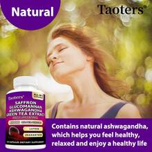 Saffron, Glucomannan Ashwagandha & Green Tea Extract Capsules - 4, 000 For MG With Lutein & Zeaxanthin - Support Healthy Eye Vision - 1 chai - Xem 6