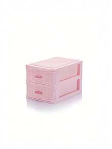 1pc Multifunctional Girl's Vintage Design 2/3/4/5 Drawer Cabinet, Sturdy And Durable, Can Store Hair Accessories, Sundries, Etc., Suitable For Children's Room - Multicolor - View 10