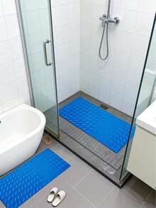 Textured Anti-Slip Pool Ladder Padding Mat, Flexible Cuttable Waterproof Rubber Safety Mat, Roll-Up Lightweight Portable Pool Step Cover To Prevent Slipping For Inground & Above Ground Swimming Pools - Multicolor - View 6