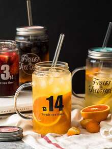 8 Stück wiederverwendbare Glasstrohhalme mit 2 Stück Strohhalm-Reinigern, klare gebogene und gerade Strohhalme, hitzebeständige Strohhalme für Smoothies, Boba, Cocktails, Eiskaffe, Strohhalme für Partyartikel, Gastronomie-Trinkgeschirr - Verschiedenfarbig - Übersicht 5