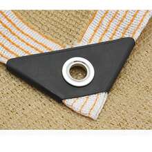 90% UV-Blocking Rectangular Shade Sail, Sand Color, Durable HDPE Fabric, Water-Resistant, Suitable For Backyard, Patio, Garden And Outdoor Activities - Ginger - View 8