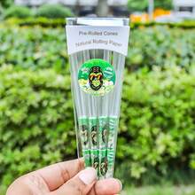 每盒8支，110毫米创意风味透明预卷锥形香烟管，可直接填充烟草，多种口味可选 - 查看 6