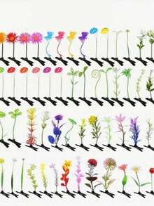Bộ 1/5/10 kẹp tóc giả hình cây và bướm ngẫu nhiên, kẹp tóc hình cỏ, nấm và hoa dễ thương, phù hợp cho phụ nữ và bé gái - Hoàn hảo cho trường học, họp mặt gia đình, quà tặng Giáng sinh và Phục sinh, kẹp tóc, ghim cài tóc, kẹp tóc, mùa hè, kỳ nghỉ, du lịch. - Nhiều màu - Xem 8