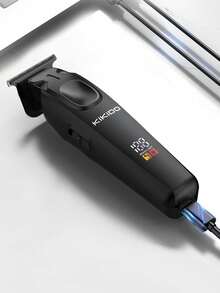 1 máy cắt tóc điện, máy cạo tạo kiểu tóc chuyên nghiệp, máy tỉa tóc không dây cắt sát, thích hợp cho kiểu tóc hói, nam giới và sử dụng trong salon. - Xem 7