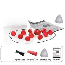 20件套休闲聚会游戏，棋盘游戏，家庭互动棋盘游戏，社交技能放松游戏，适合聚会和假日旅行，随时随地畅玩。 - 彩色 - 查看 14