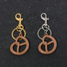 1 chiếc móc khóa hình túi bánh quy xoắn, mặt dây chuyền móc khóa dễ thương, phụ kiện ví. - Nhiều màu - Xem 10